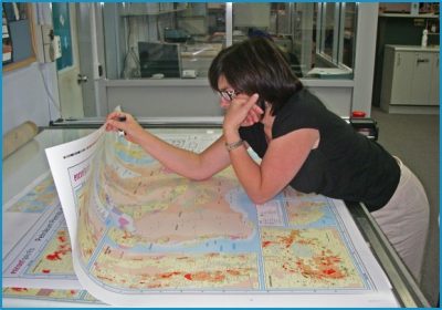 Cynthia Thomas - proofing GPinfo permits map