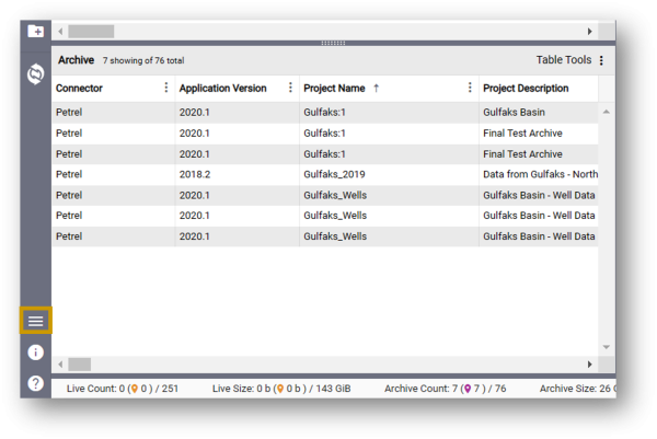 IOV Export View