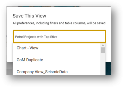 IOV Save View