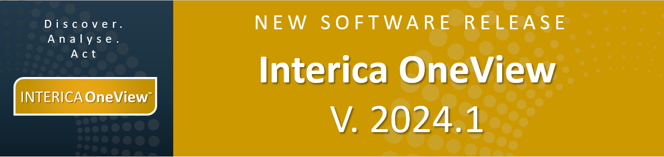New release Interica OneView v 2024.1