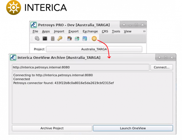 Interica OneView and Petrosys PRo