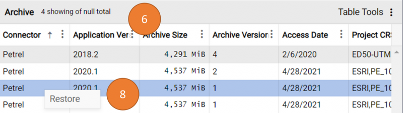 IOV Archiving