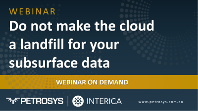 Do not make the cloud a landfill for subsurface data