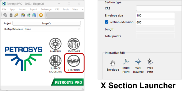 X Section launcher