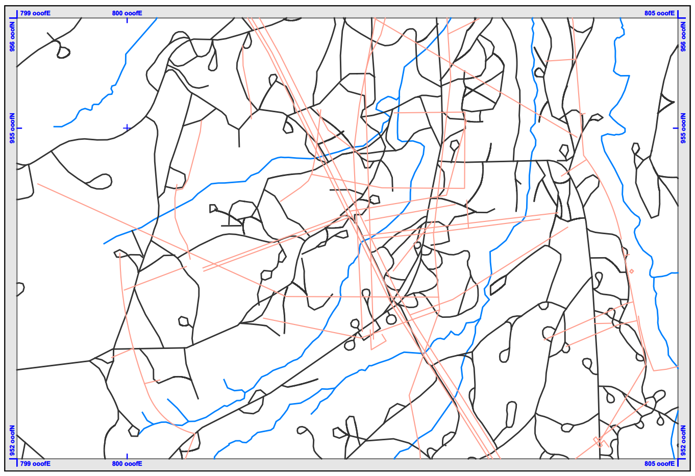 Display roads from an ArcSDE GIS database