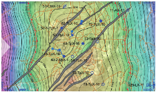Insert translucent satellite imagery to add current surface facility knowledge