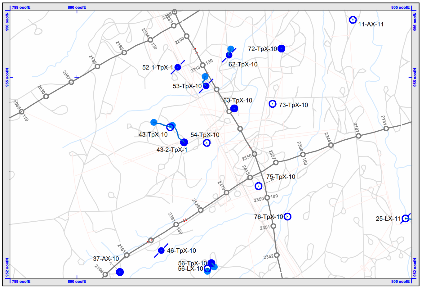 Post 2D seismic data from Kingdom