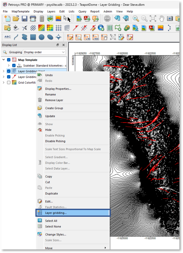 layer gridding