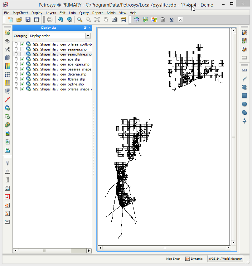 Dynamic Mapsheet