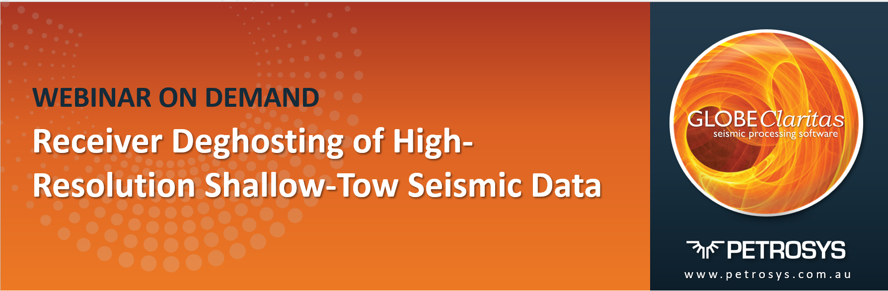 GLOBEClaritas Receiver Deghosting of high-resolution shallow-tow data