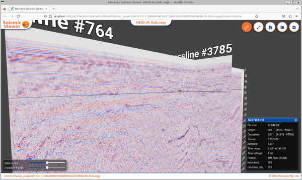 Seismic viewer